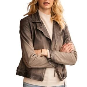 Mauritius Karyn Ombre Leather Jacket $350 Size 8